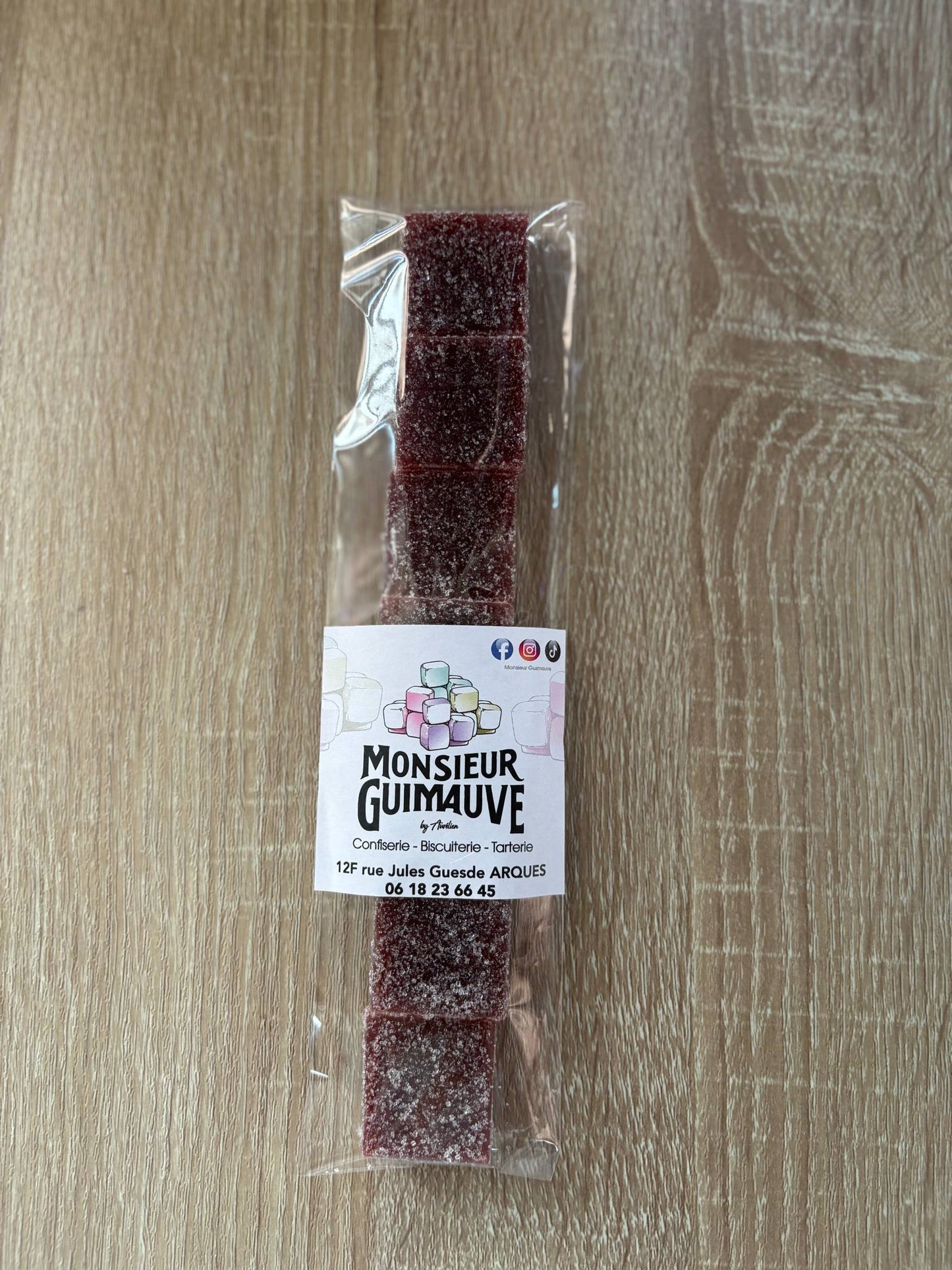 Pâte de fruits Framboise