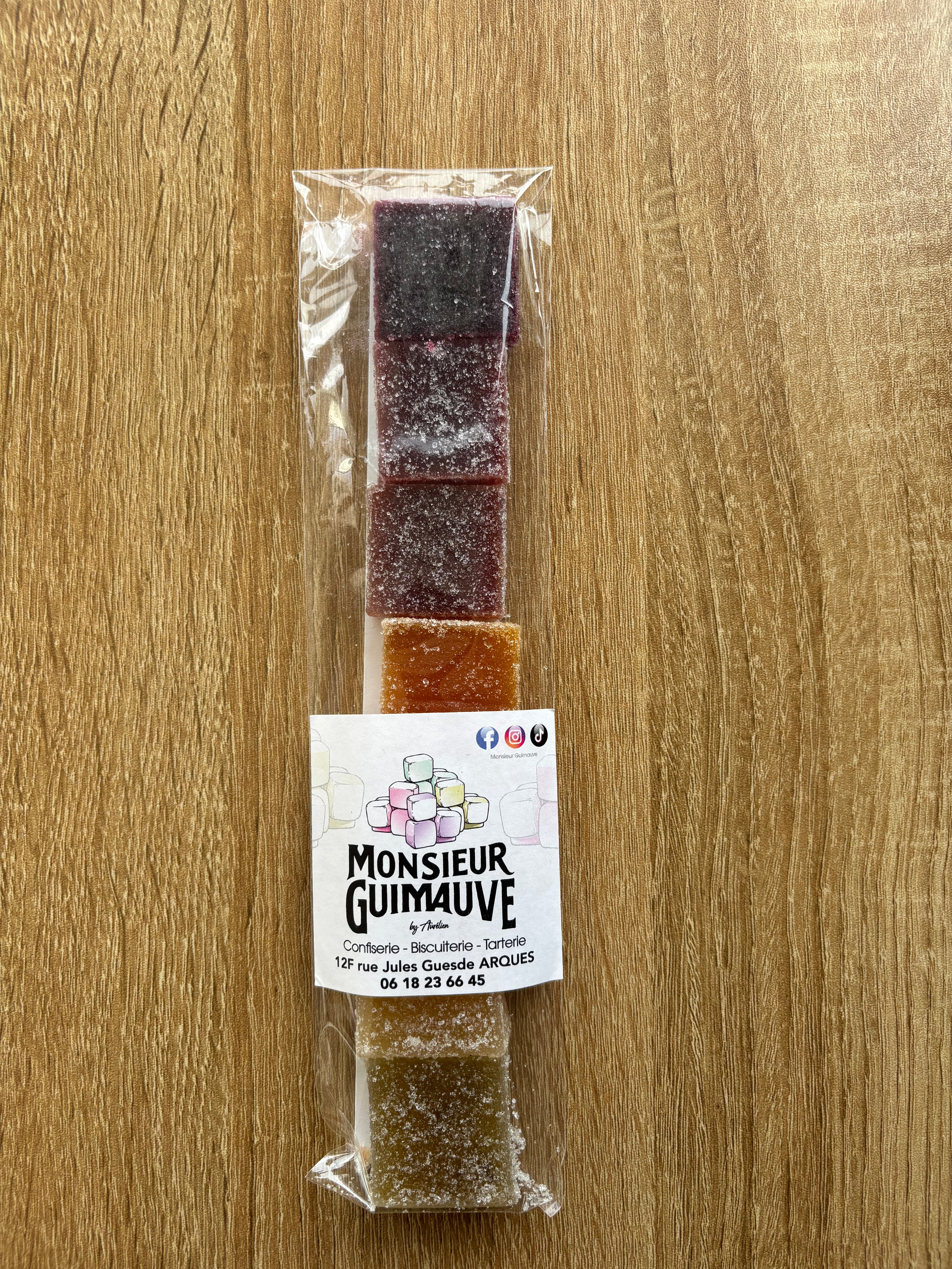 Reglette File Réglette de Pâte de fruits 100g – Monsieur Guimauve